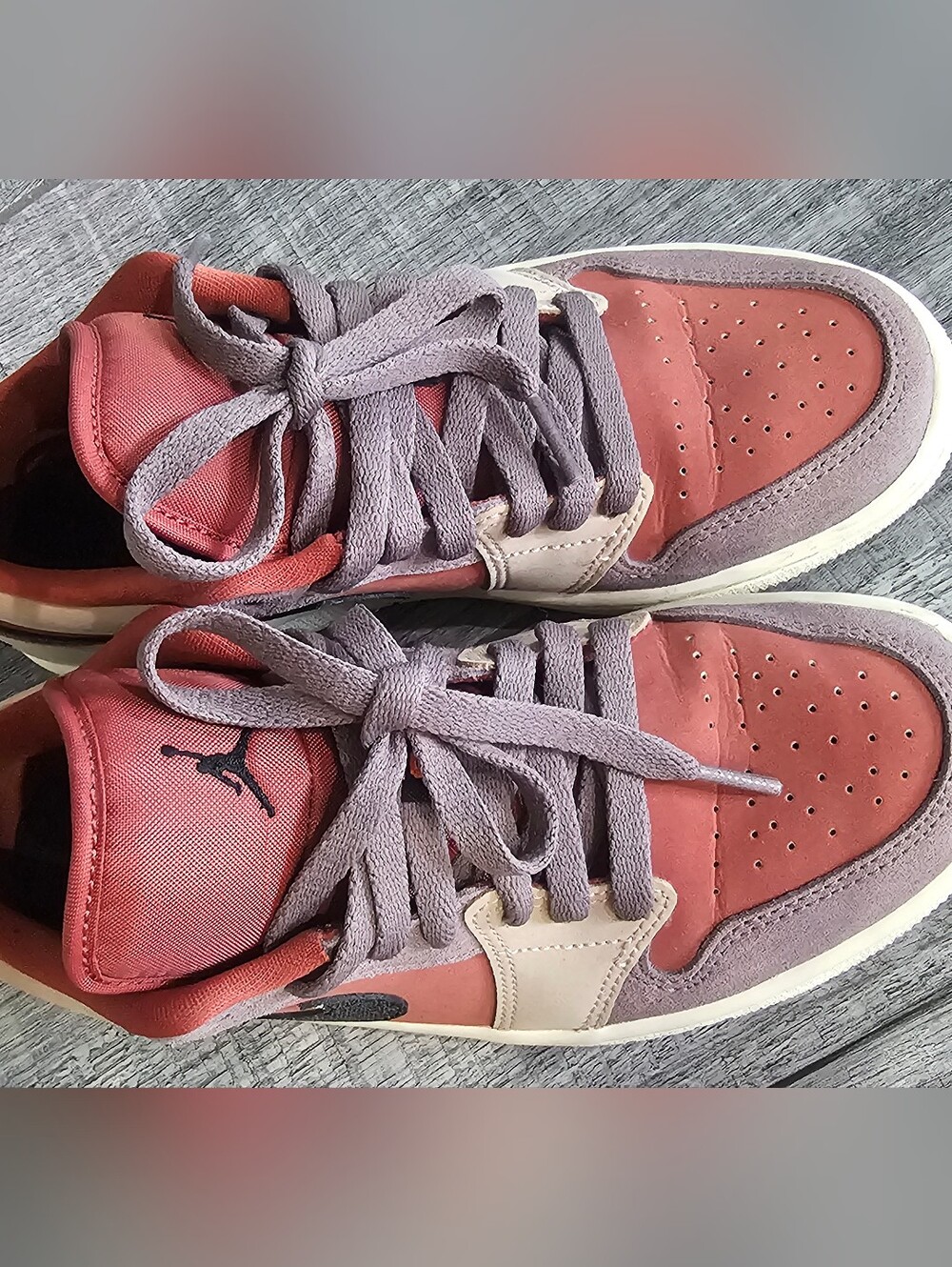 Nike Air Jordan 1 Low - Rust Red, Taupe & Black - Picture 10 of 14